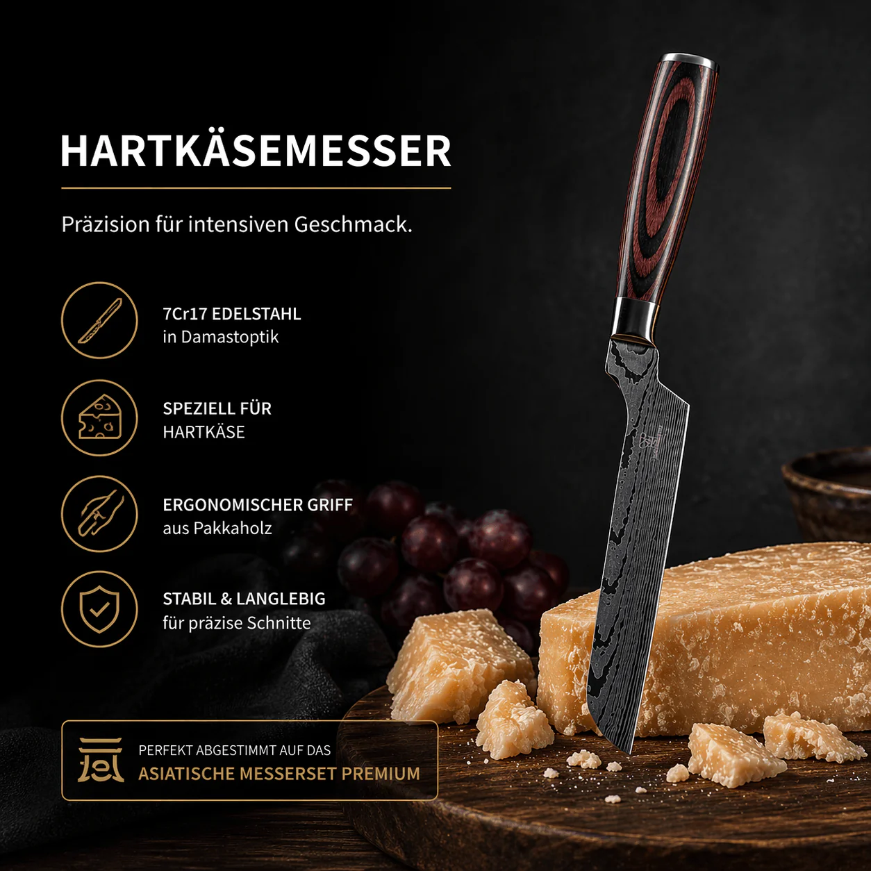 Hartkäse Messer - Image 2