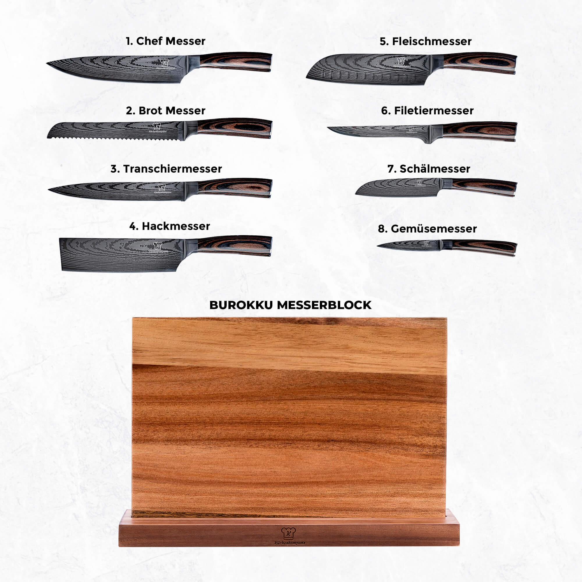 Premium Messerset – 8-teilig - Image 10