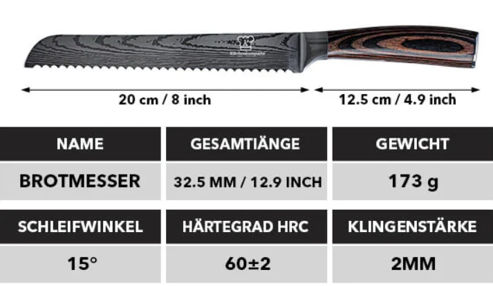 Asiatisches Brotmesser - Image 6