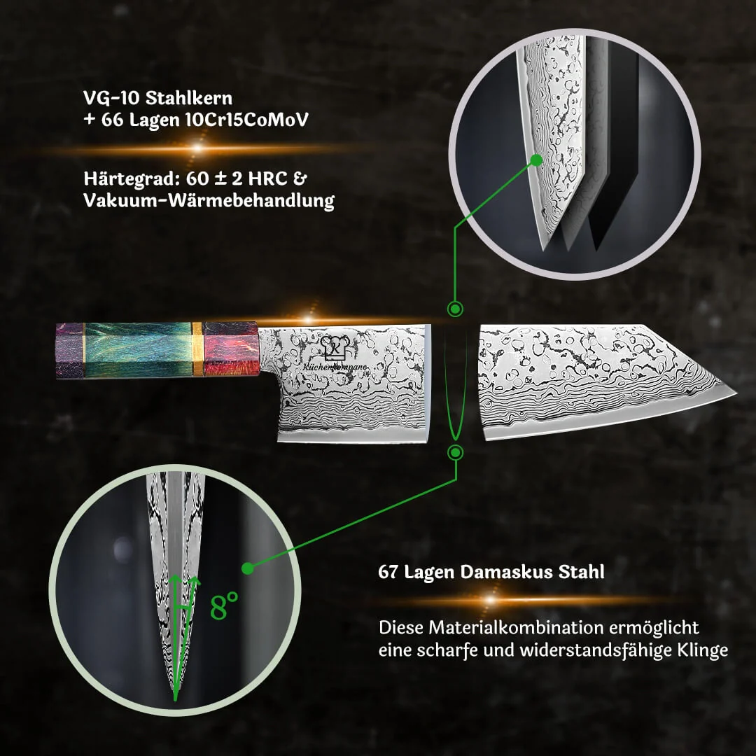 Damast Gyuto Messer - Image 3