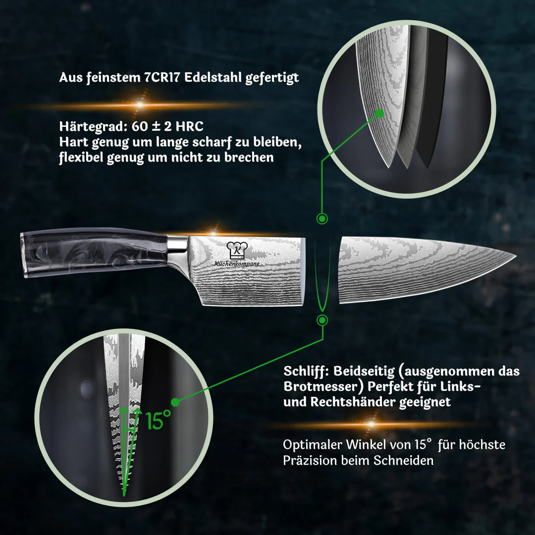 Kuro Messerset Premium 8-teilig - Image 3