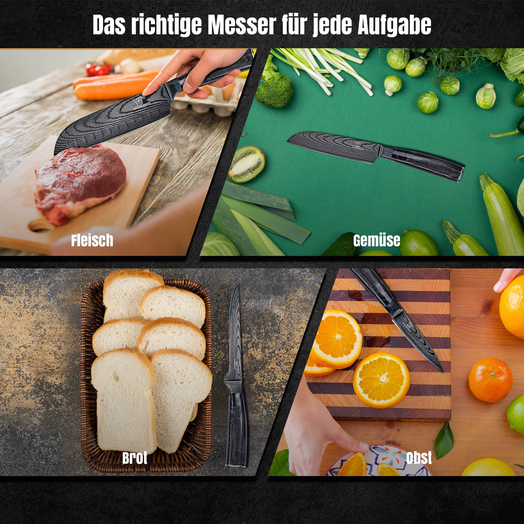 Kuro Messerset Premium 8-teilig - Image 7