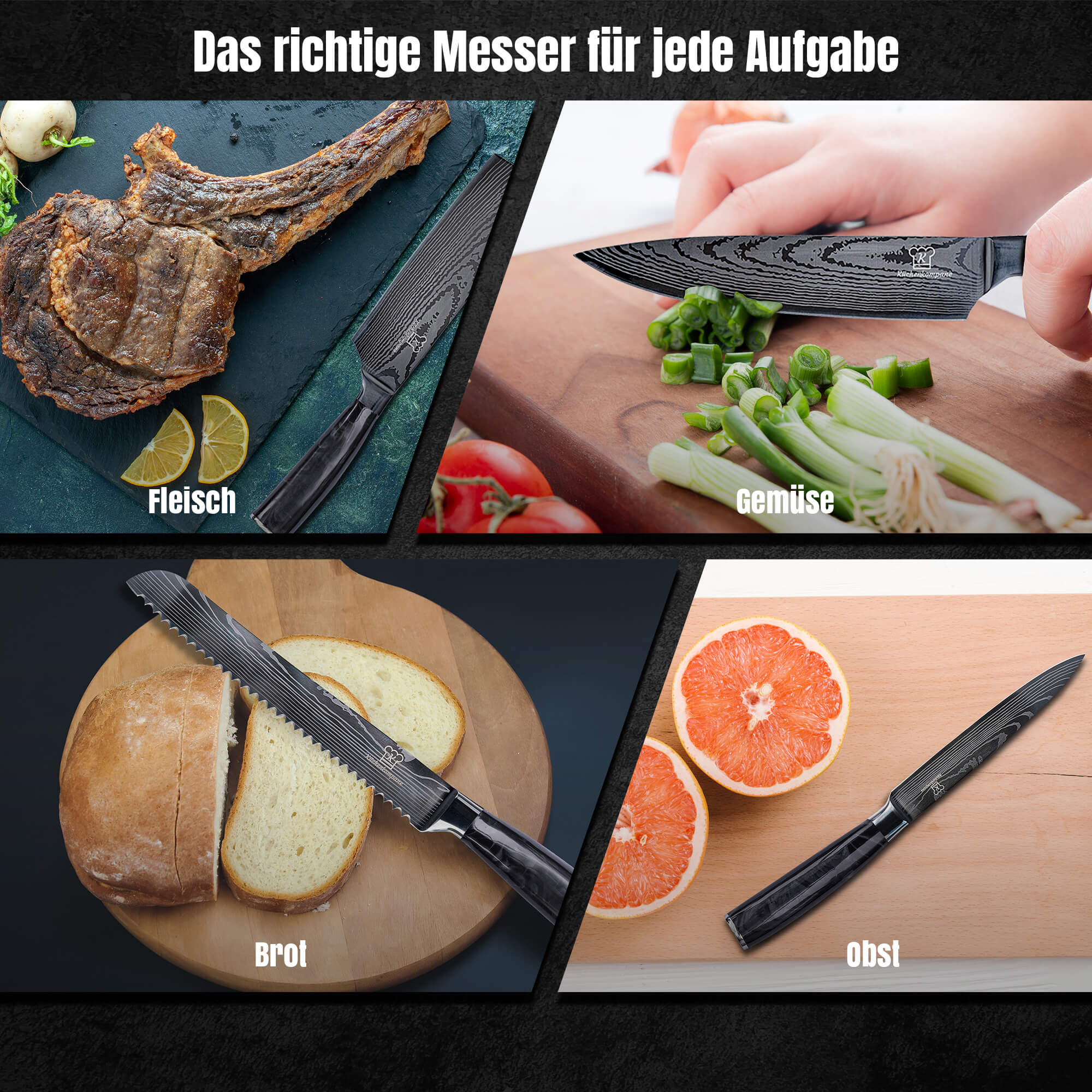 Kuro Messerset Premium 8-teilig - Image 6