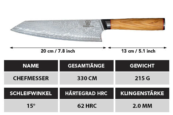 Mokuzai Chefmesser - Image 6