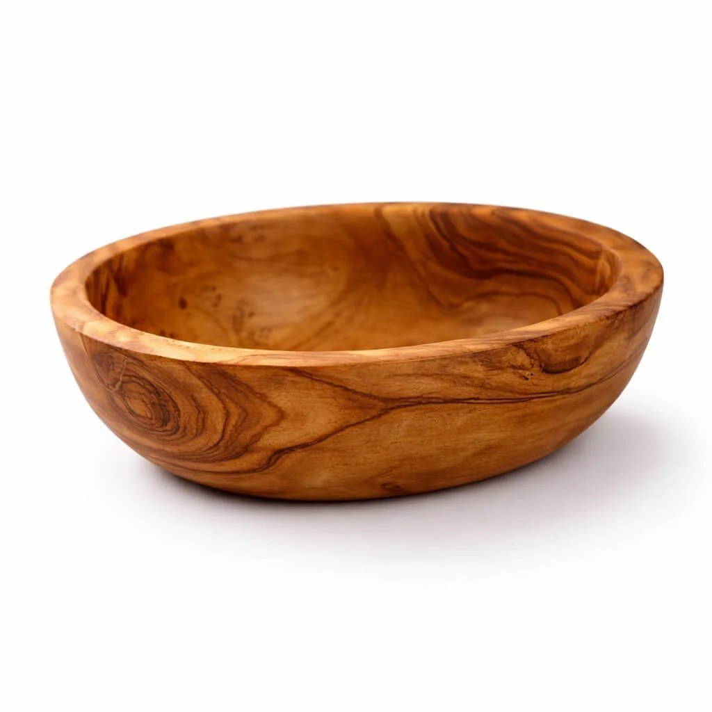 Schüssel aus massivem Olivenholz (Ø 14cm) - Image 6