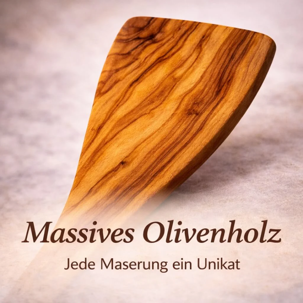 Pfannenwender aus Olivenholz (30 cm) - Image 3