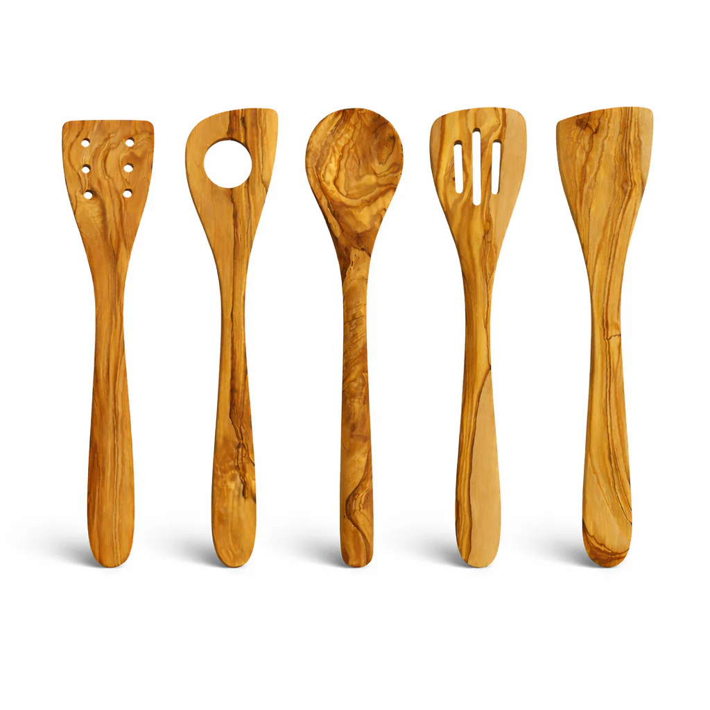 Pfannenwender Olivenholz 5er Set - Image 5