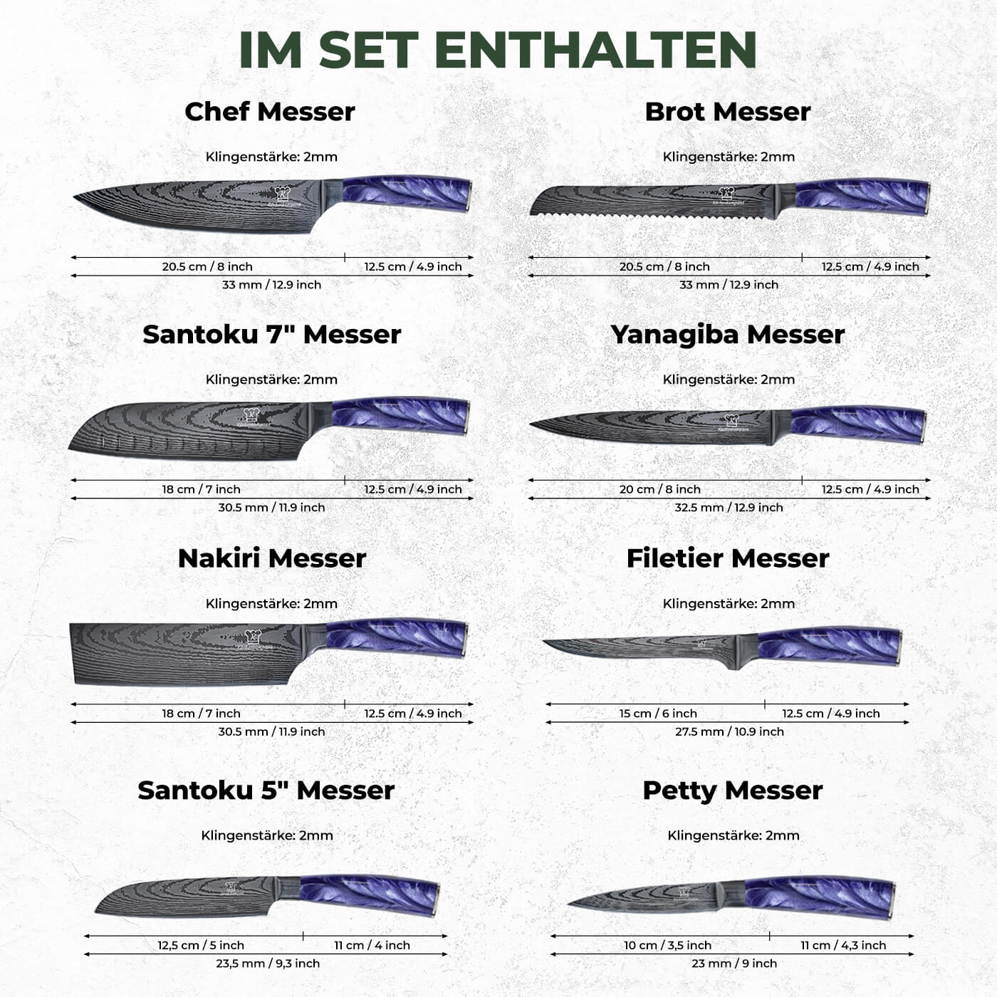 Pinku Messerset Premium 8-teilig - Image 6