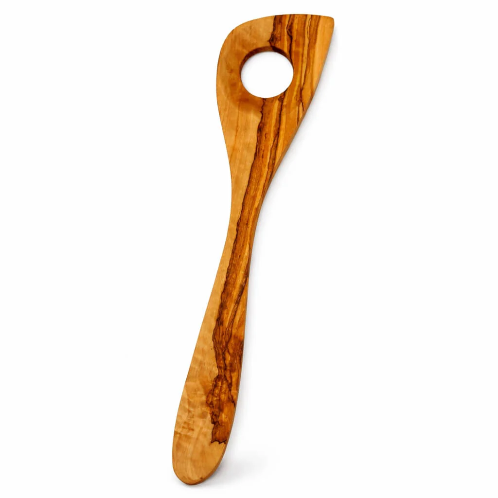 Risottolöffel aus Olivenholz (30 cm) - Image 4