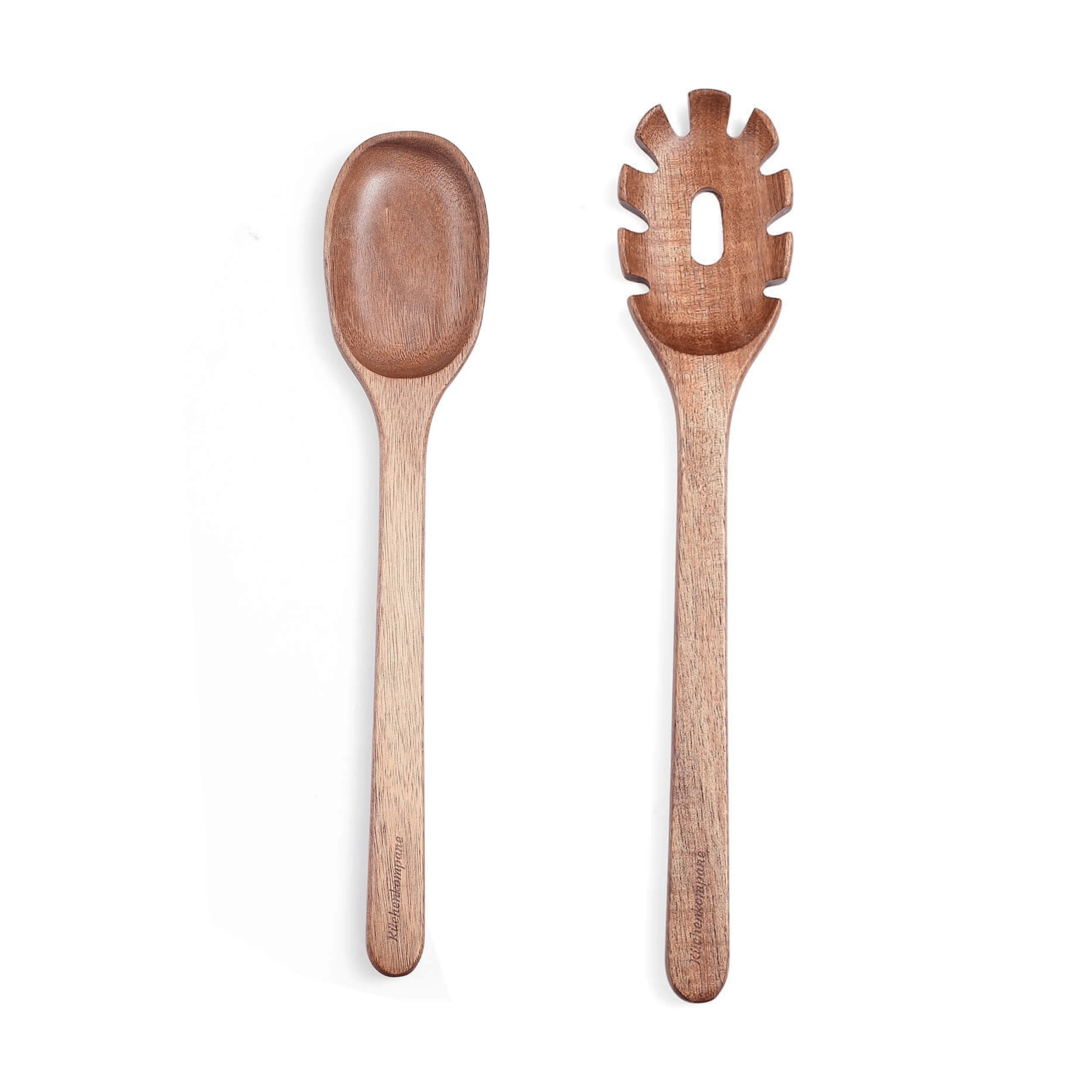 Salatschüssel Set aus Akazienholz – 3 Schüsseln inkl. Salatbesteck - Image 4