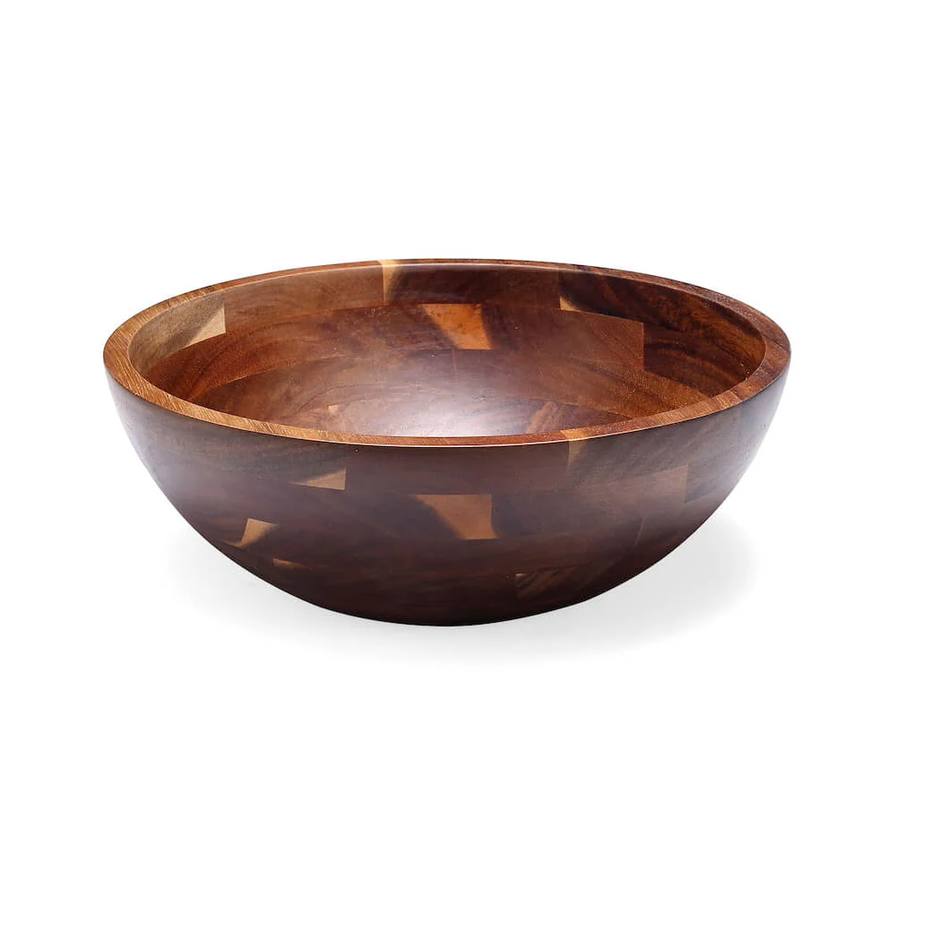 Salatschüssel Set aus Akazienholz – 3 Schüsseln inkl. Salatbesteck - Image 7