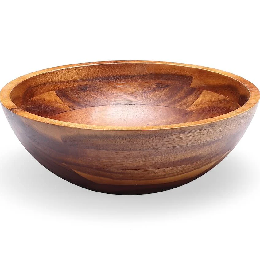 Salatschüssel Set aus Akazienholz – 3 Schüsseln inkl. Salatbesteck - Image 8