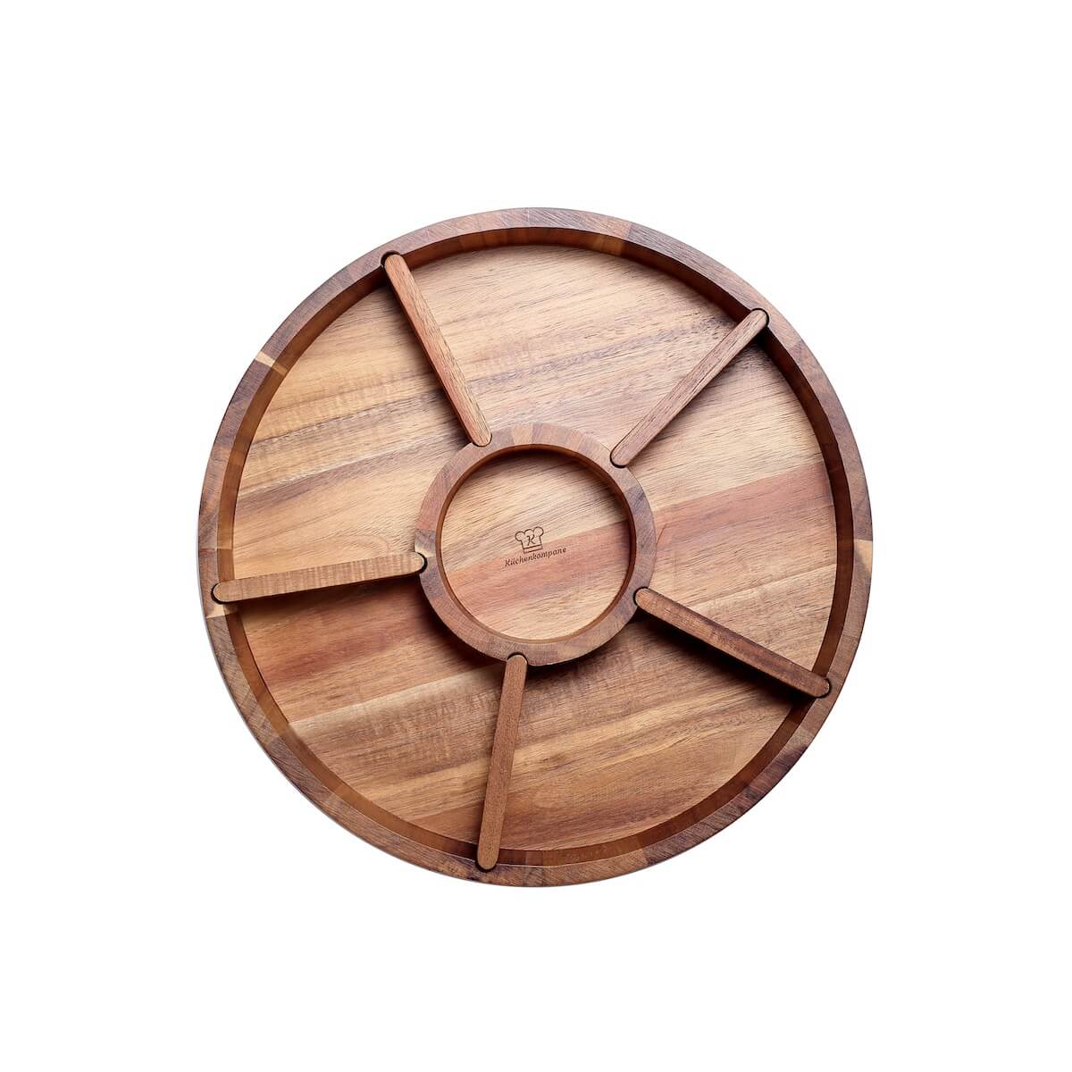 Drehbare Servierplatte aus Holz - Image 8