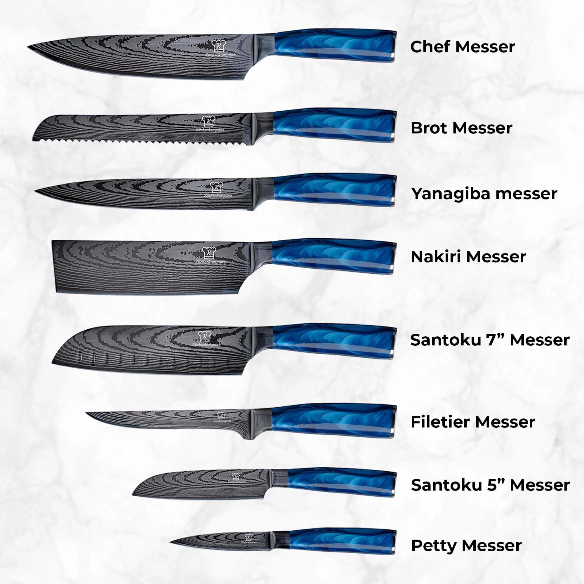 Shiburu Messerset Premium 8-teilig - Image 6