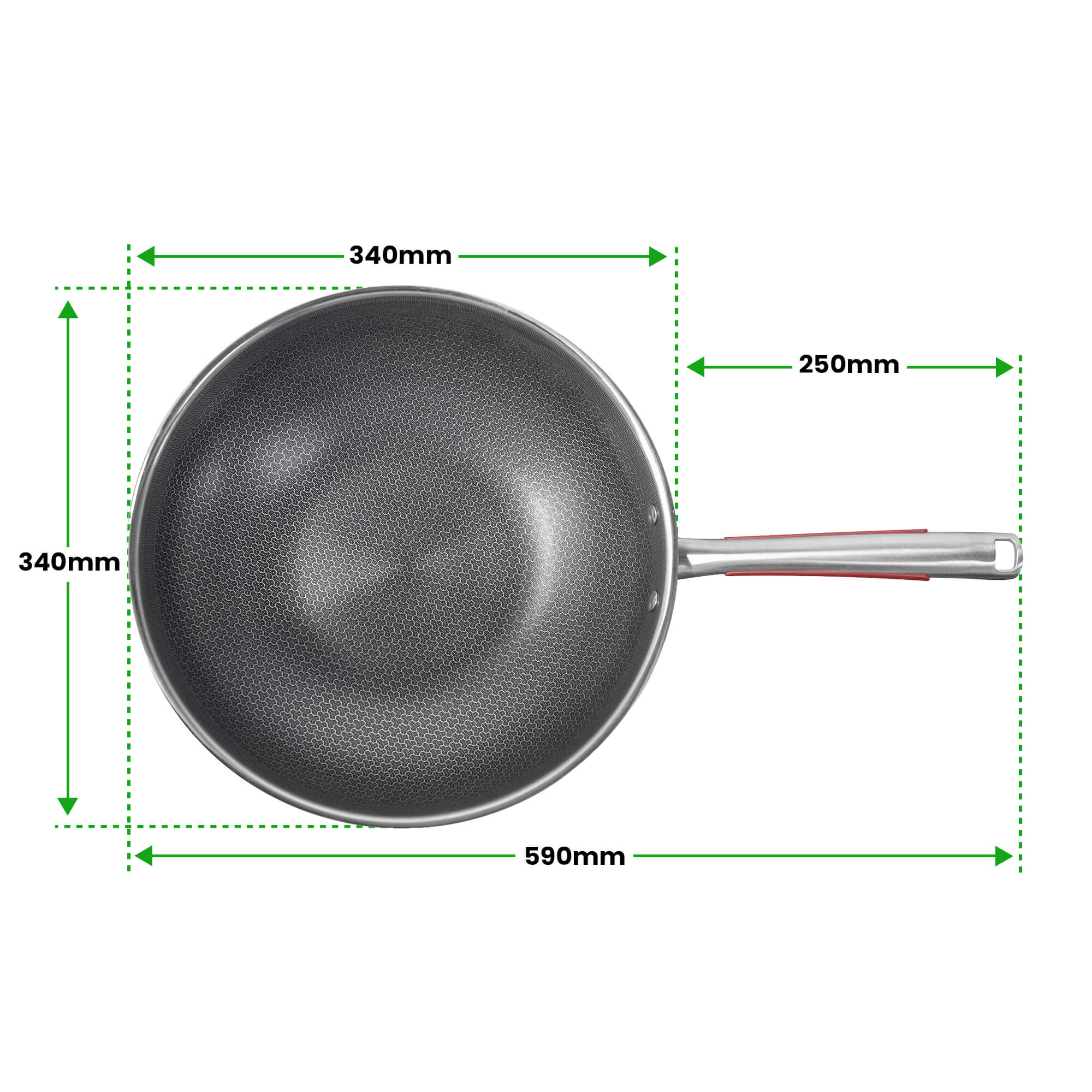 Küchenkompane WOK - 34cm - Image 8